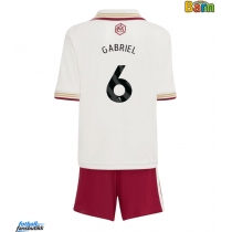 Arsenal Gabriel Magalhaes #6 Tredjedraktsett Barn 2025-26 Kortermet (+ Korte bukser)